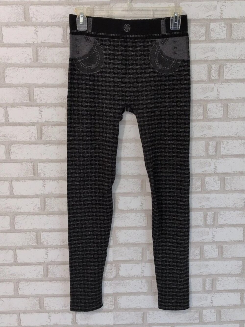 Patterned Leggings One Size Super Stretchy